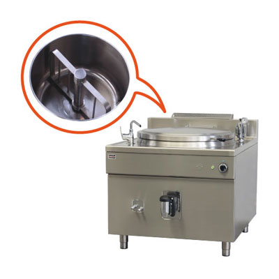 Commercial Boiling Pan. Mixer. 500 Litre. Autoclave. Icos PQFM.V 500/A