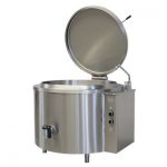 Commercial Boiling Pan. 500 Litre. Round. Steam. Icos PTF.V 500/N